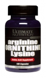Ultimate Nutrition Arginine/Ornithine/Lysine - 100 Kapseln