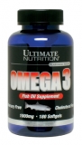 Ultimate Nutrition Omega 3 Fish Oil - 100 Softgels